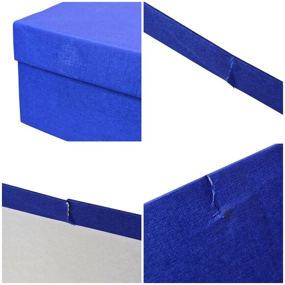 Stuart Weitzman Blue Empty Large Shoe Box 16.75" L x 12" W x 4.5" H - Picture 12 of 16